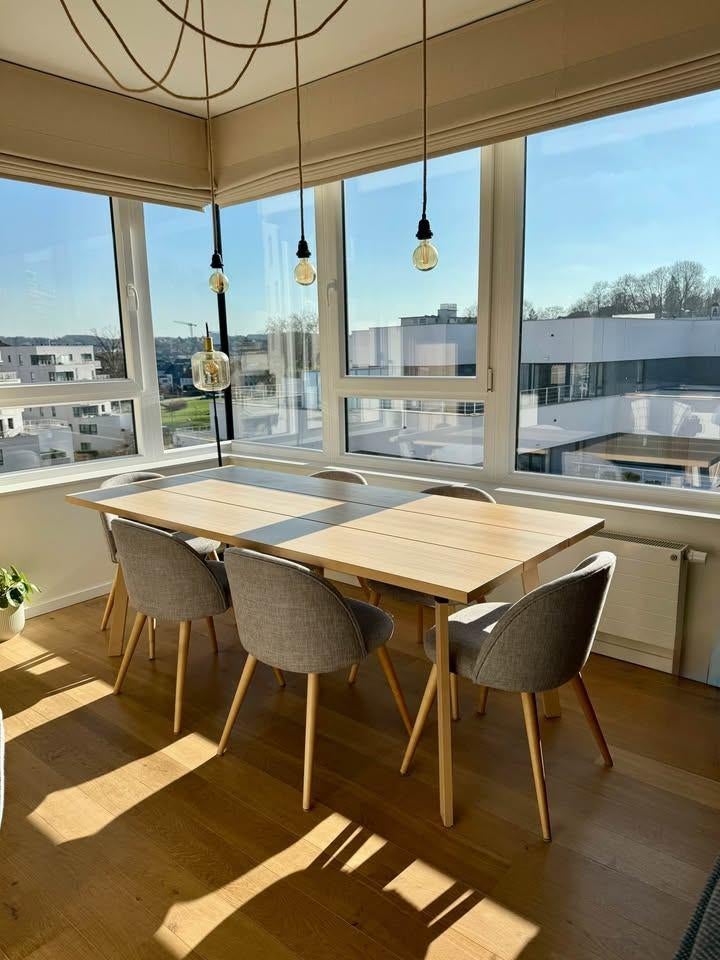 Table rectangulaire 200x90 cm – très bon état, Synthétique, Enlèvement, Utilisé, Rectangulaire