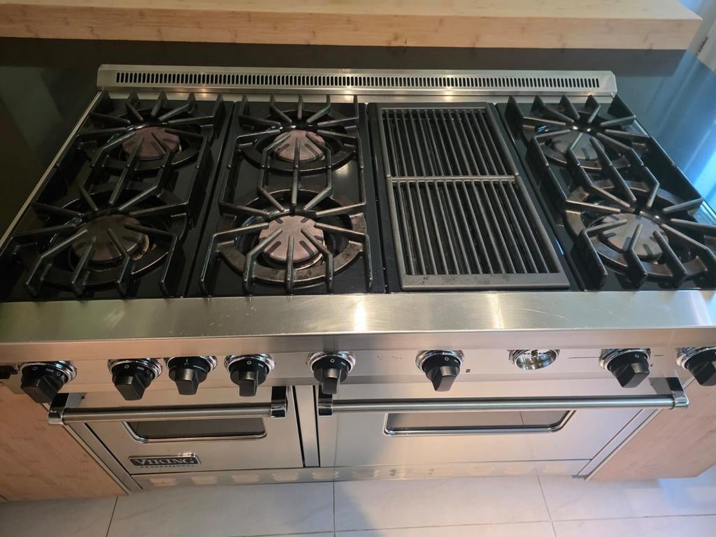 Cuisinière viking avec hotte viking, Enlèvement, Utilisé