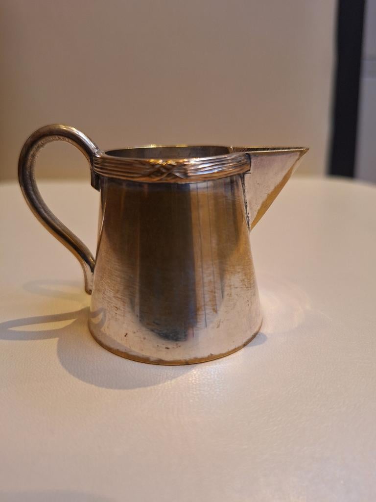 Verzilverd melkkannetje, Ophalen of Verzenden