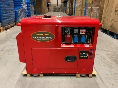 Stroomgroep/generator Diesel 9500w nieuw 24mnd garantie