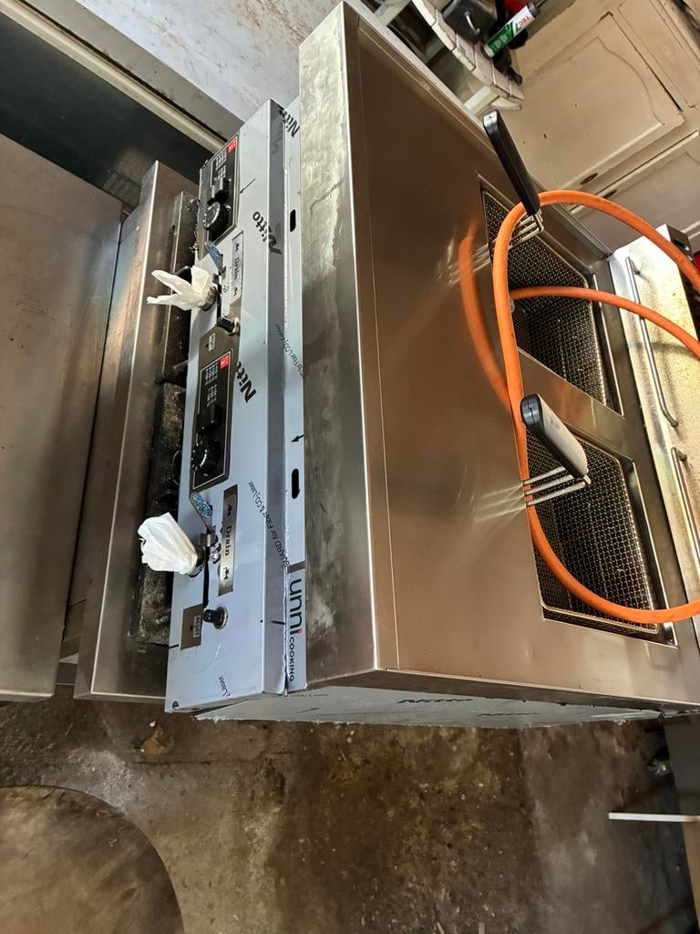 Industriëlle friteuse, Ophalen