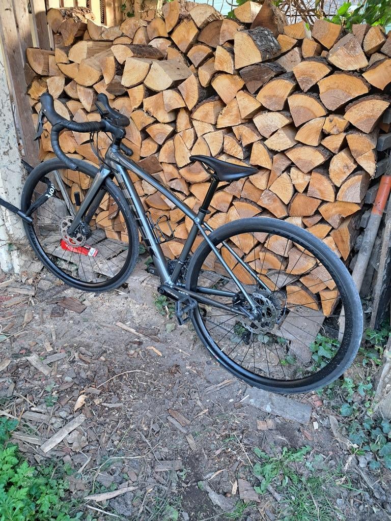 Lichtgewicht koersfiets Trek Domane AL 5 H44 grijs/zwart, Fietsen en Brommers, Ophalen