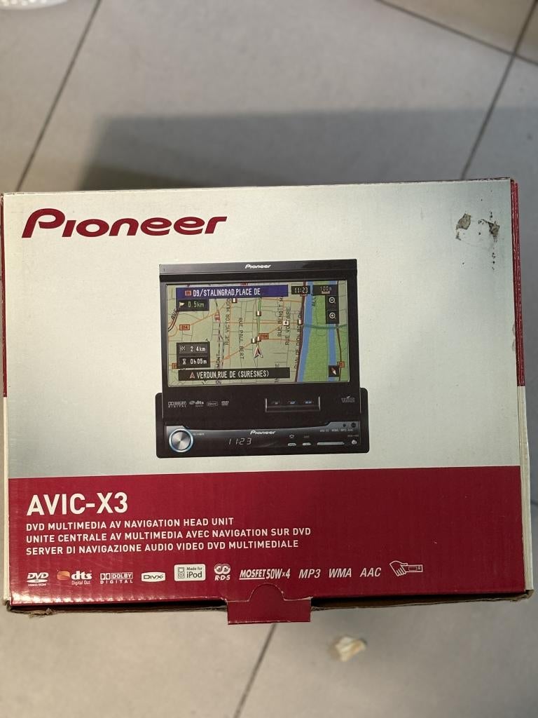 Pioneer AVIC‑X3 Set met CD‑BT10 en CD-UB100, Ophalen, Gebruikt