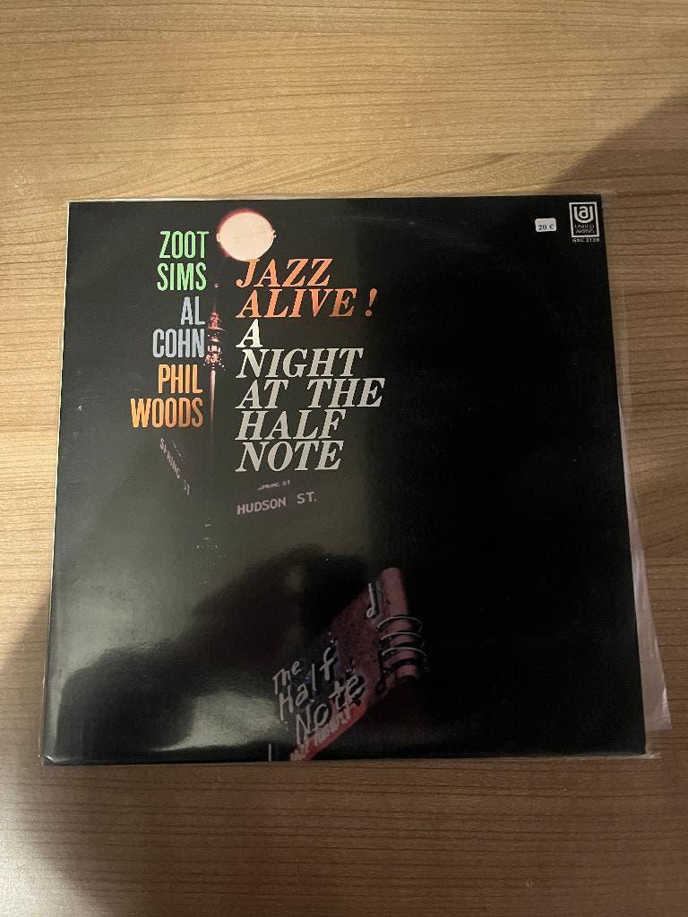 ZOOT SIMS - JAZZ ALIVE ! A NIGHT AT THE HALF NOTE, Cd's en Dvd's, Vinyl | Jazz en Blues, Gebruikt, Jazz, 1940 tot 1960, Ophalen of Verzenden