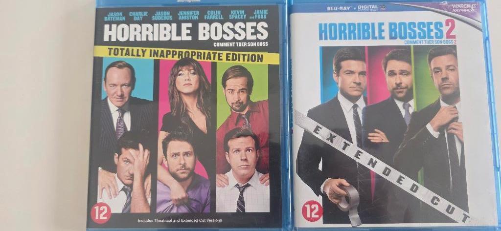 BR - Horrible Bosses 1+2, Cd's en Dvd's, Blu-ray, Ophalen of Verzenden, Zo goed als nieuw, Humor en Cabaret